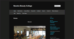 Desktop Screenshot of neoshobeautycollege.com